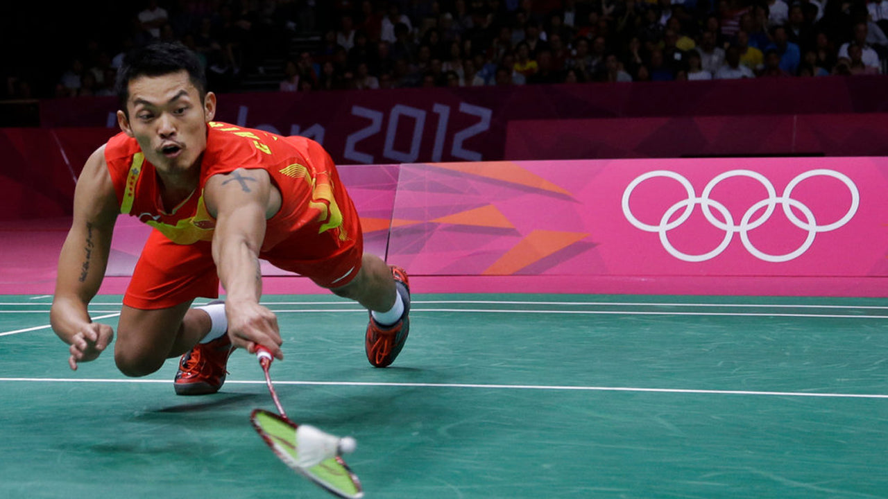 Lin Dan Olympics London Badminton Dive Footwork Gold Medal Jump Smash Momota Chong Wei Kento