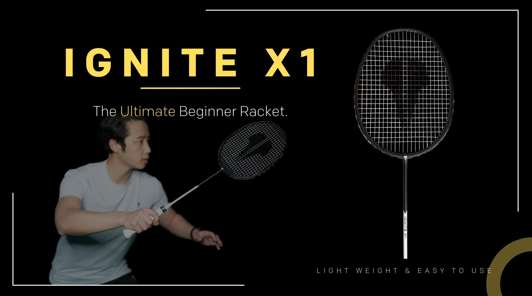 Volant Ignite X1 - The Ultimate Beginner's Badminton Racket